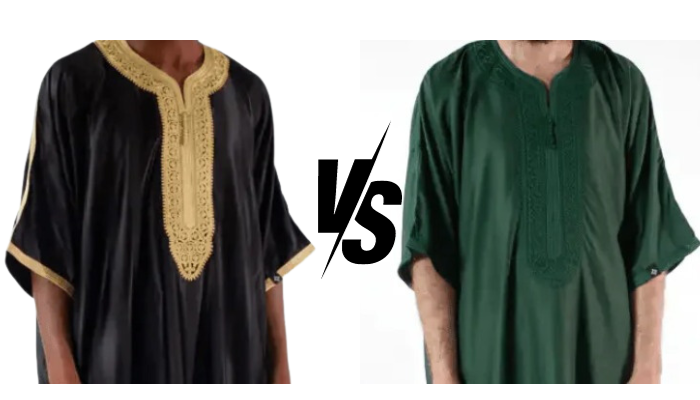 Dark Green Thobes vs Black Thobes