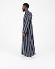 Navy lightweight Djellaba thobe