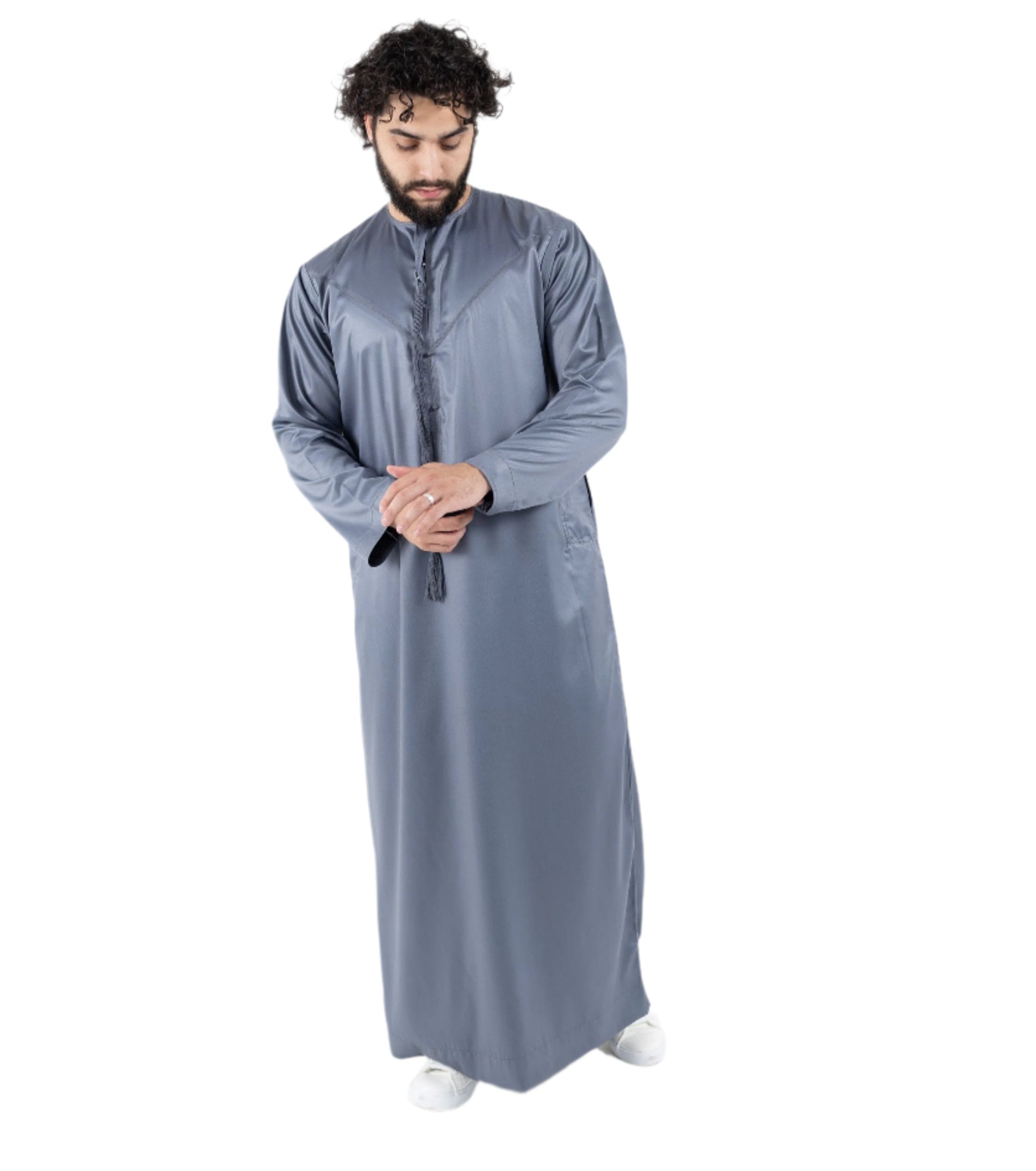 grey premium emirati thobes in UK