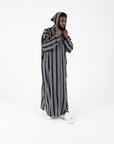 Black lightweight thobe Djellaba