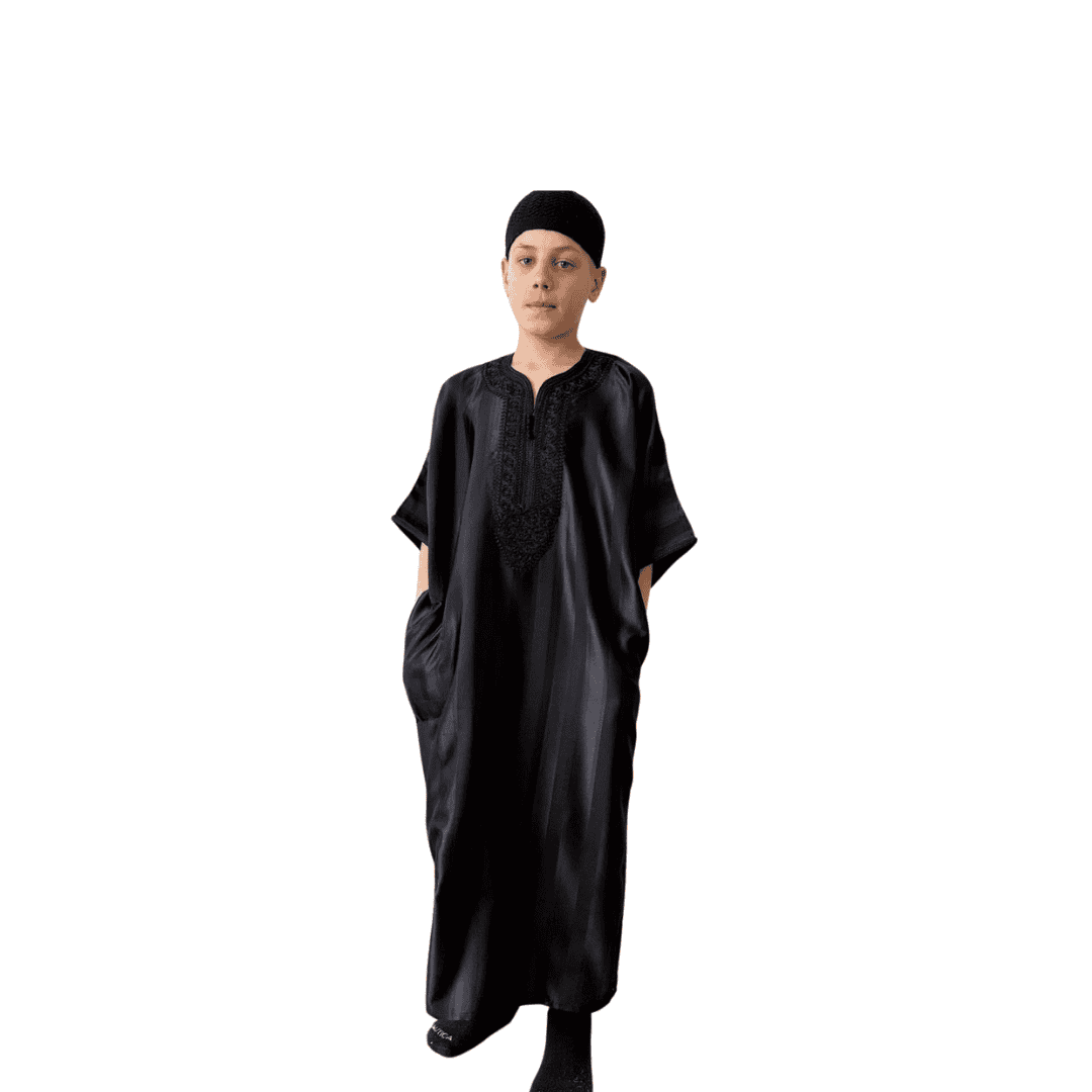 Kids Shiny Moroccan Thobe - Apparel & Accessories Kids