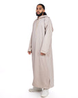 white cashmere moroccan djellaba