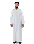 White Premium Linen Summer Djellaba
