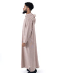 Hazel Brown Premium Linen Summer Djellaba