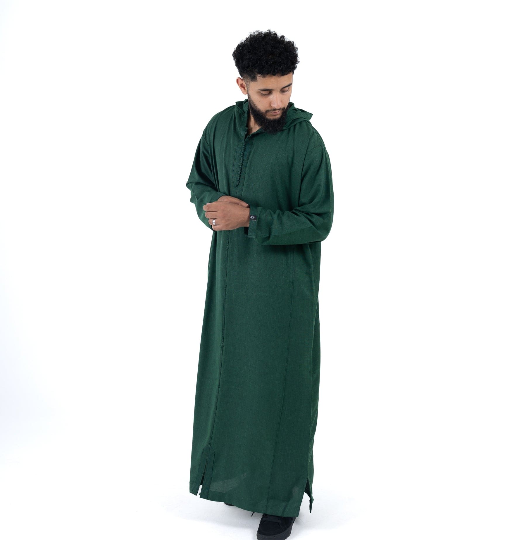 Green Premium Linen Summer Djellaba