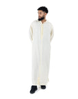 Cream Premium Linen Summer Djellaba