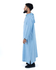 Sky blue Premium Linen Summer Djellaba