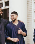 Navy Essential Saudi Thobes - newarabia Apparel & Accessories