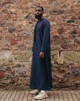 Essential Navy Emirati Thobes - newarabia Apparel & Accessories