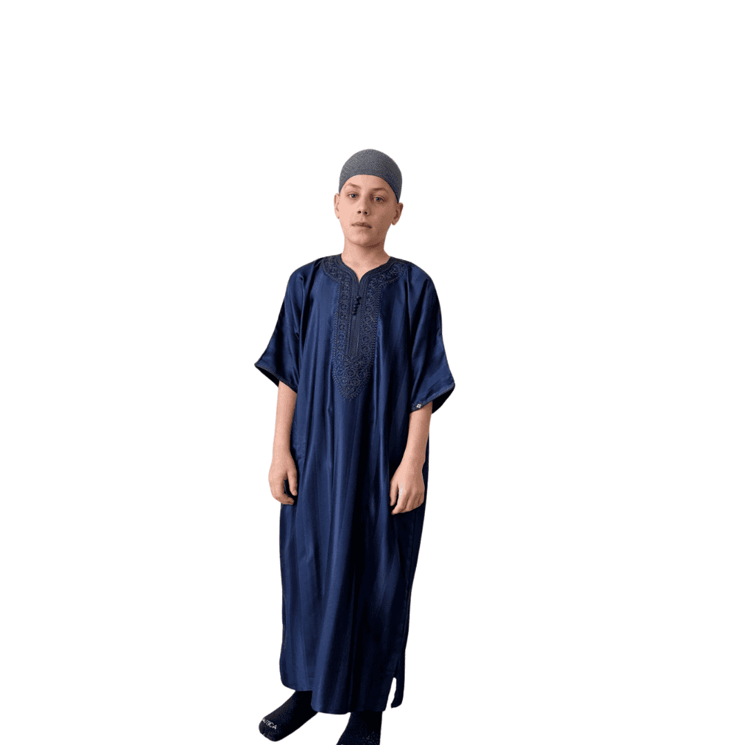 Kids Shiny Moroccan Thobe - Apparel & Accessories Kids