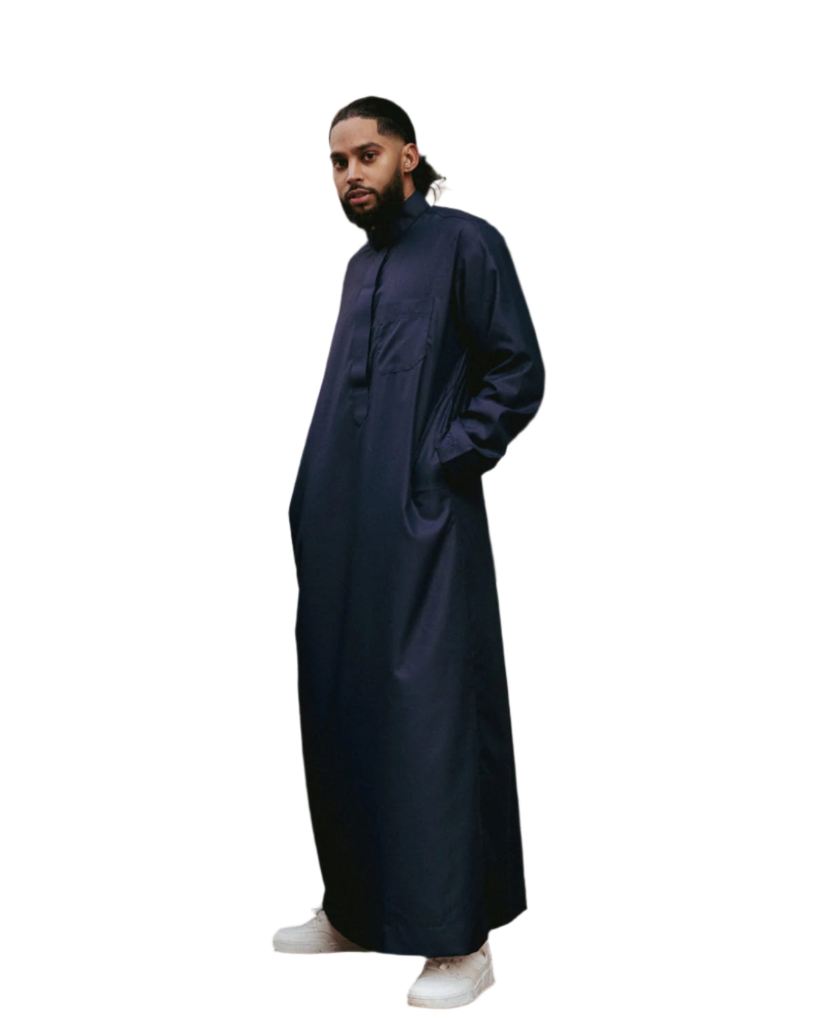 Navy Essential Saudi Thobes - newarabia Apparel & Accessories