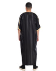 Black Shiny Jawhara moroccan Thobe Collection