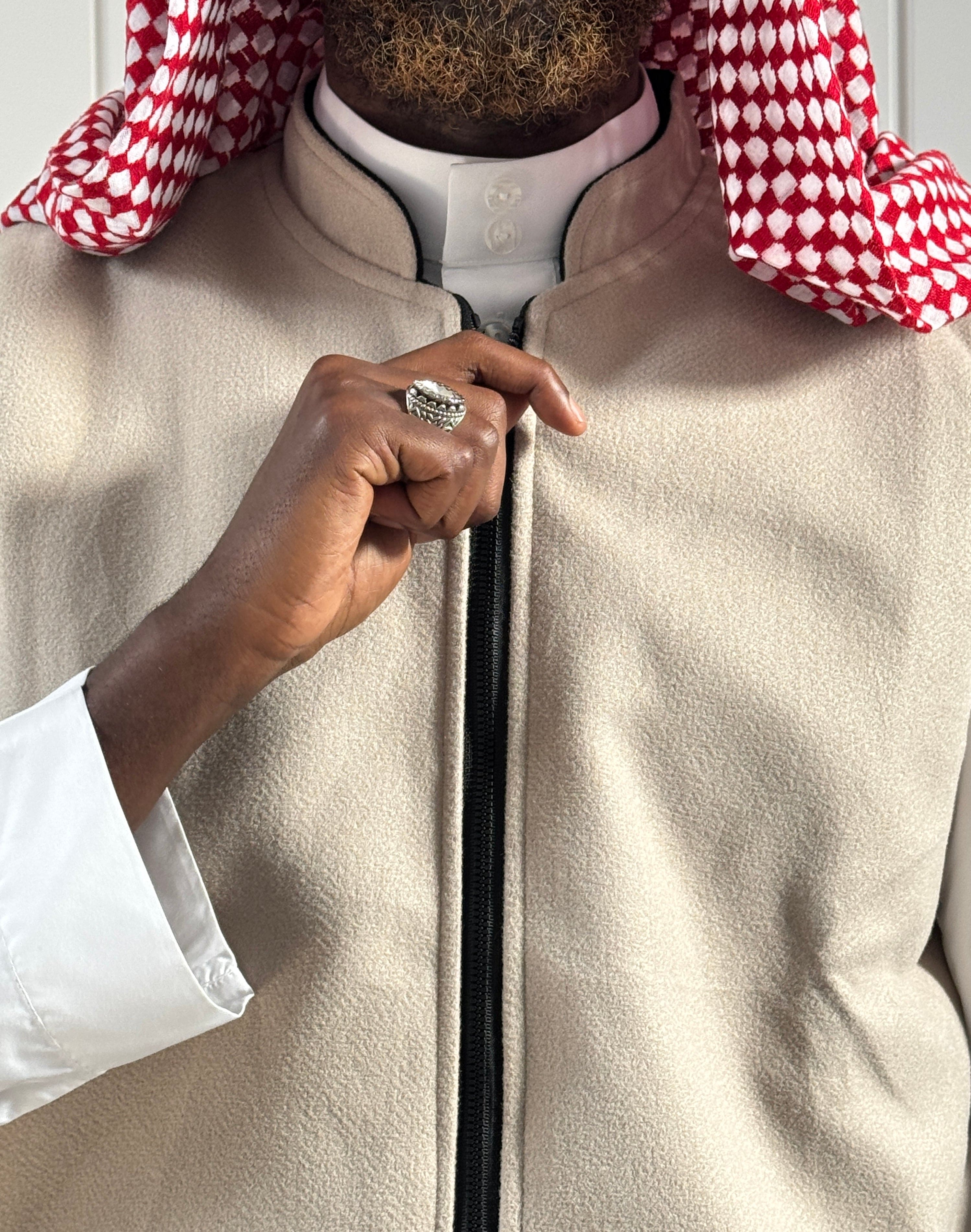 Double-Sided Melton Waistcoat - Apparel & Accessories