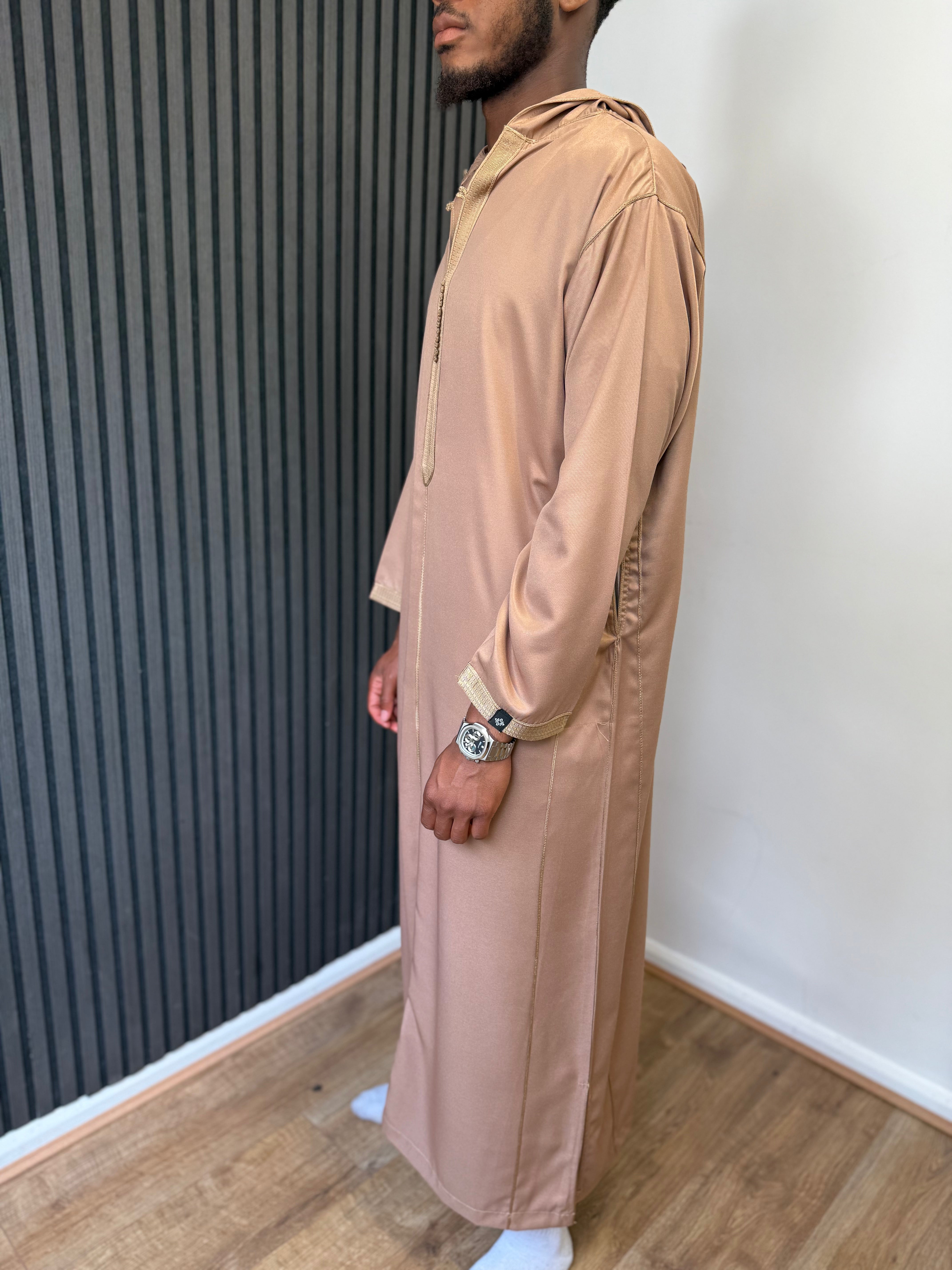 Cotton Hooded Djellaba - Apparel & Accessories Cotton