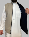 Double-Sided Melton Waistcoat - Apparel & Accessories