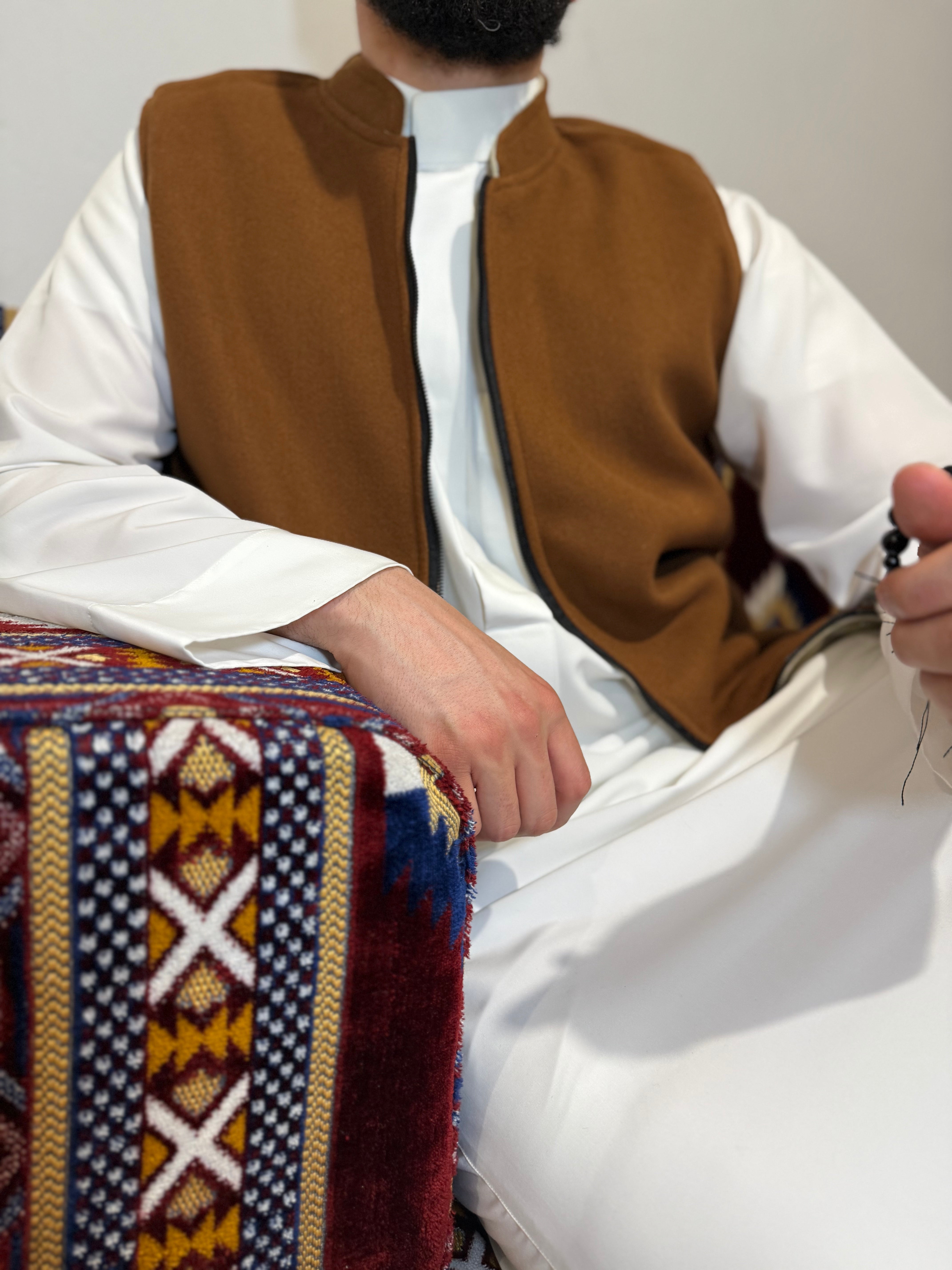 Double-Sided Melton Waistcoat - Apparel & Accessories