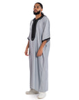 Pebble Essential linen moroccan thobe