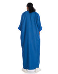 Royal Blue Essential linen thobe Collection - newarabia Apparel & Accessories