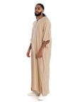 Sandy Essential linen moroccan thobe Collection - newarabia Apparel & Accessories