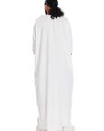 White Essential linen thobe Collection - newarabia Apparel & Accessories