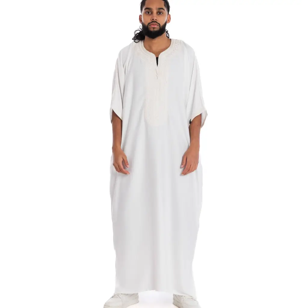 Essential Moroccan Thobe - Off-White / 52 - Apparel &