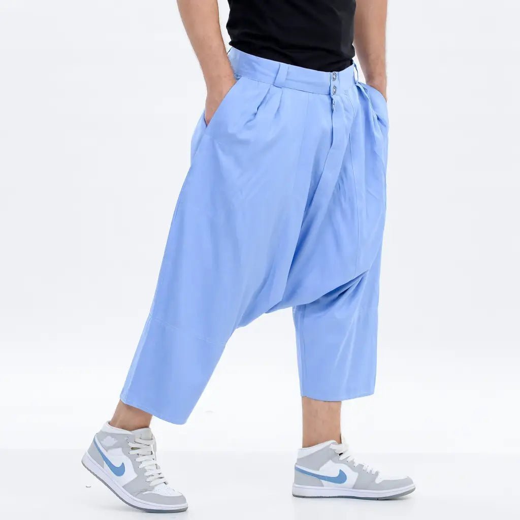 Moroccan Men's Loose Fit Saroual Trousers - newarabia