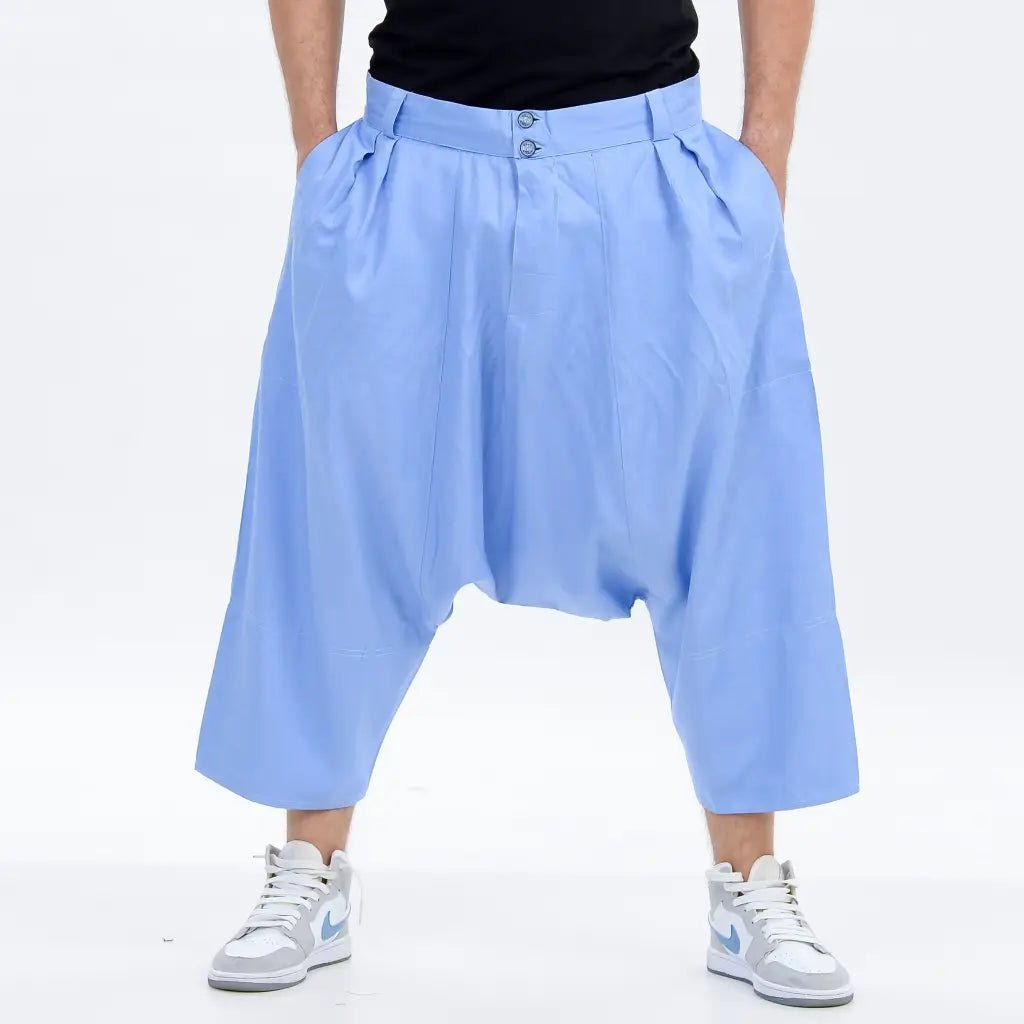 Moroccan Men's Loose Fit Saroual Trousers - newarabia