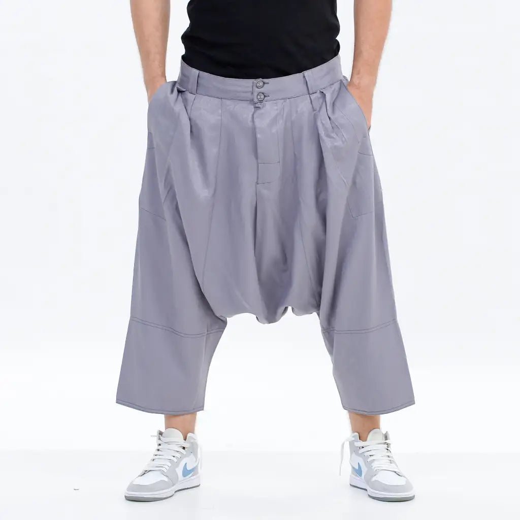 Moroccan Men's Loose Fit Saroual Trousers - newarabia