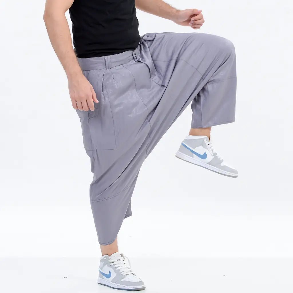Moroccan Men's Loose Fit Saroual Trousers - newarabia