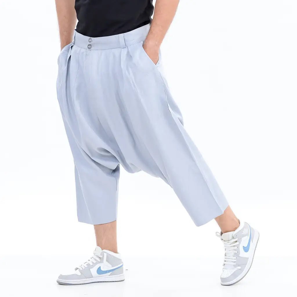 Moroccan Men's Loose Fit Saroual Trousers - newarabia