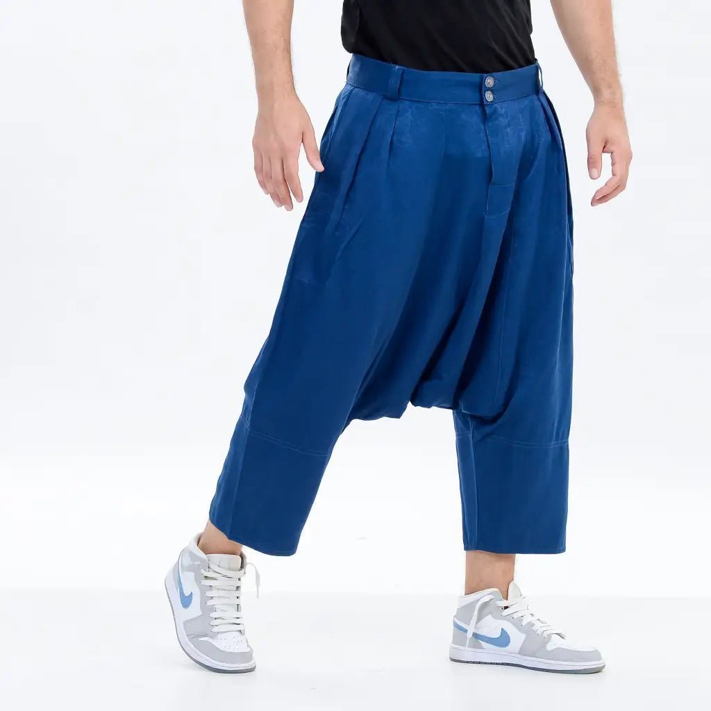Moroccan Men's Loose Fit Saroual Trousers - newarabia