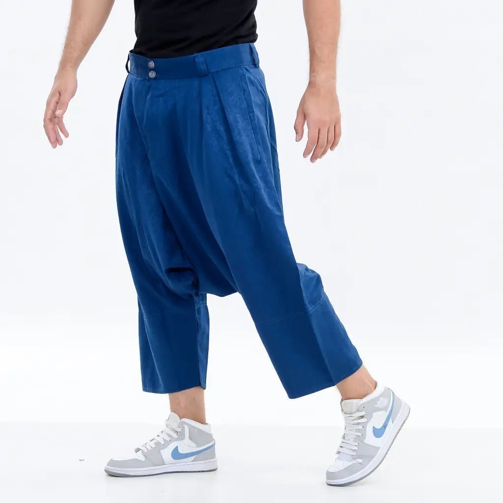Moroccan Men's Loose Fit Saroual Trousers - newarabia