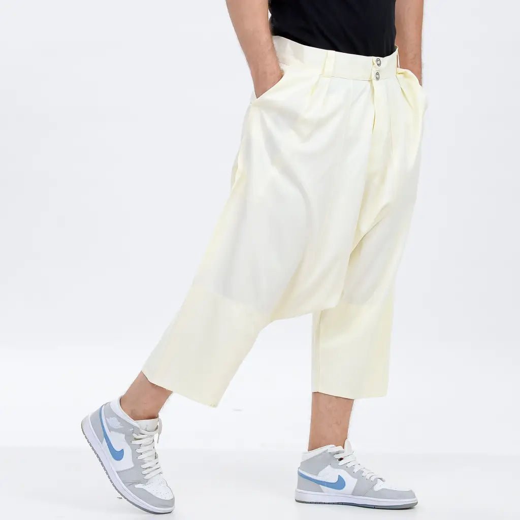 Moroccan Men's Loose Fit Saroual Trousers - newarabia