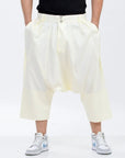 Off-White Moroccan Men's Loose Fit Saroual Trousers