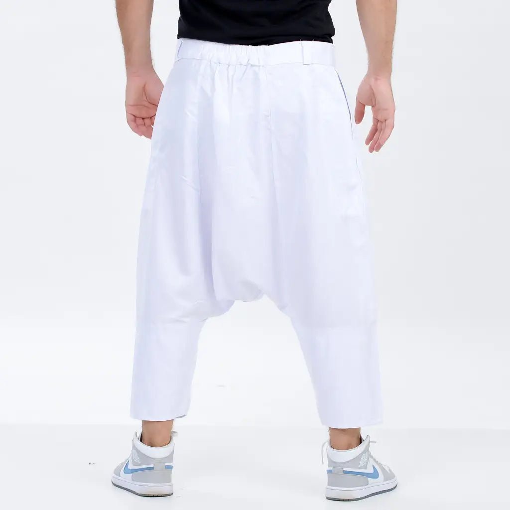 Moroccan Men's Loose Fit Saroual Trousers - newarabia
