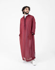 Sousdi Djellaba Over Piece - Maroon / 52 (135cm) - Apparel