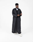Sousdi Djellaba Over Piece - Black / 52 (135cm) - Apparel &