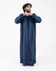 Sousdi Djellaba Over Piece - Navy / 52 (135cm) - Apparel &