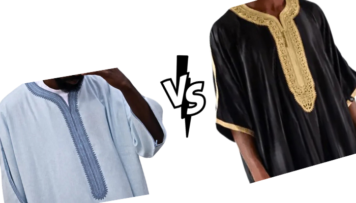 White Moroccan Thobe Vs Black Thobes Which One Should I Wear?