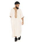 Sandy Ramadan linen Moroccan Thobe Collection - newarabia Apparel & Accessories