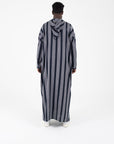 Navy lightweight Djellaba thobe