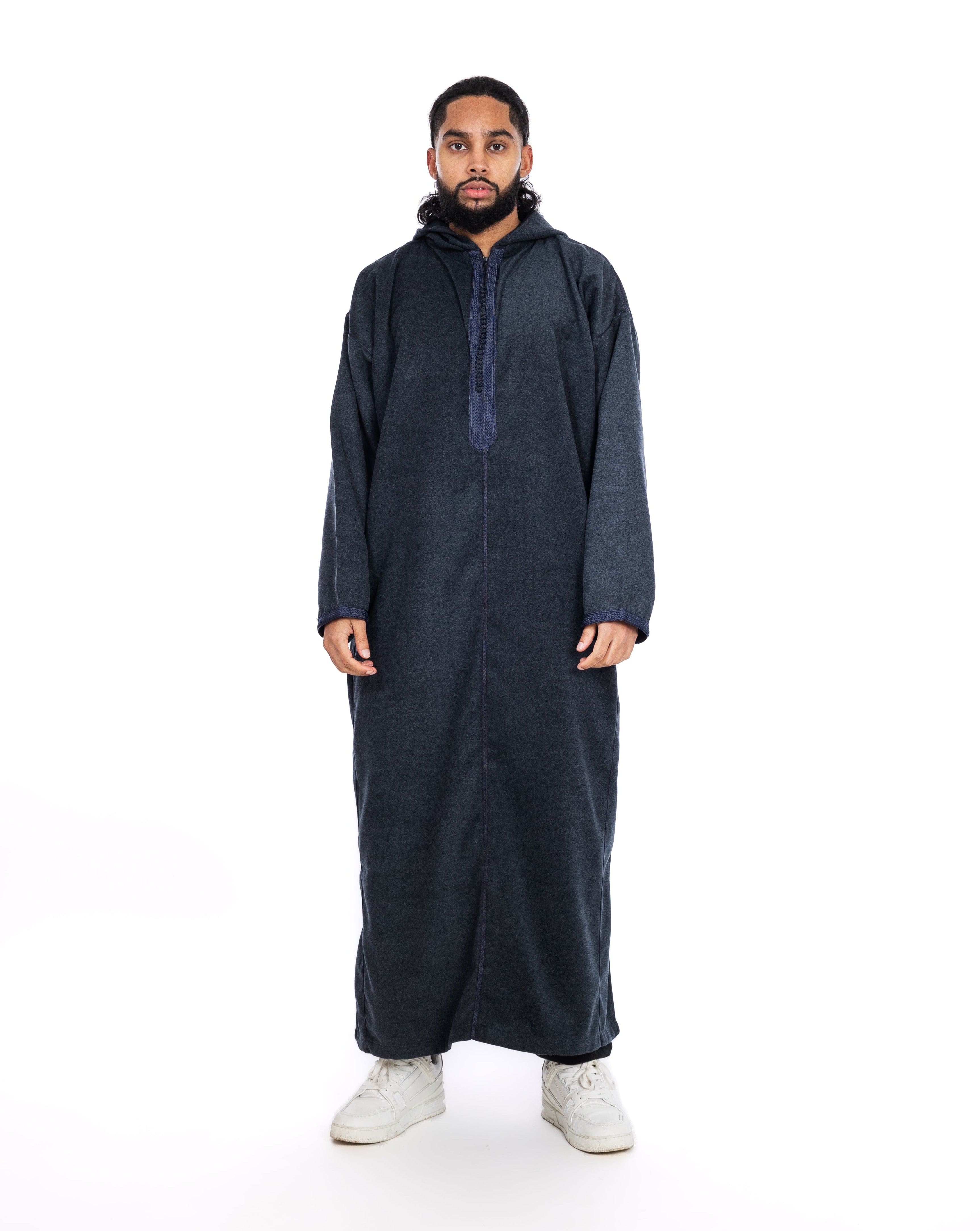 Navy moroccan Djellaba in UK