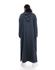 Navy Cashmere moroccan Djellaba