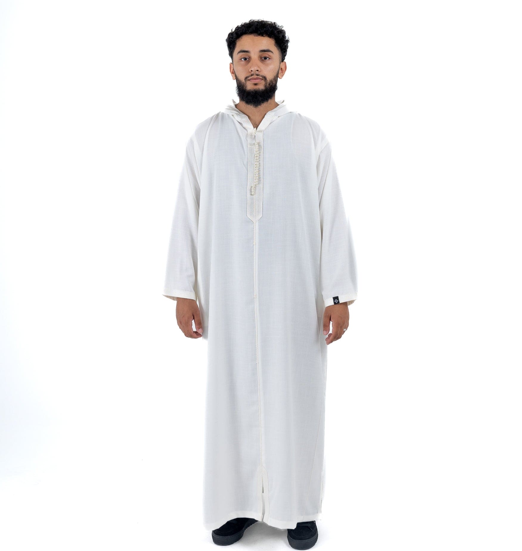 White Premium Linen Summer Djellaba