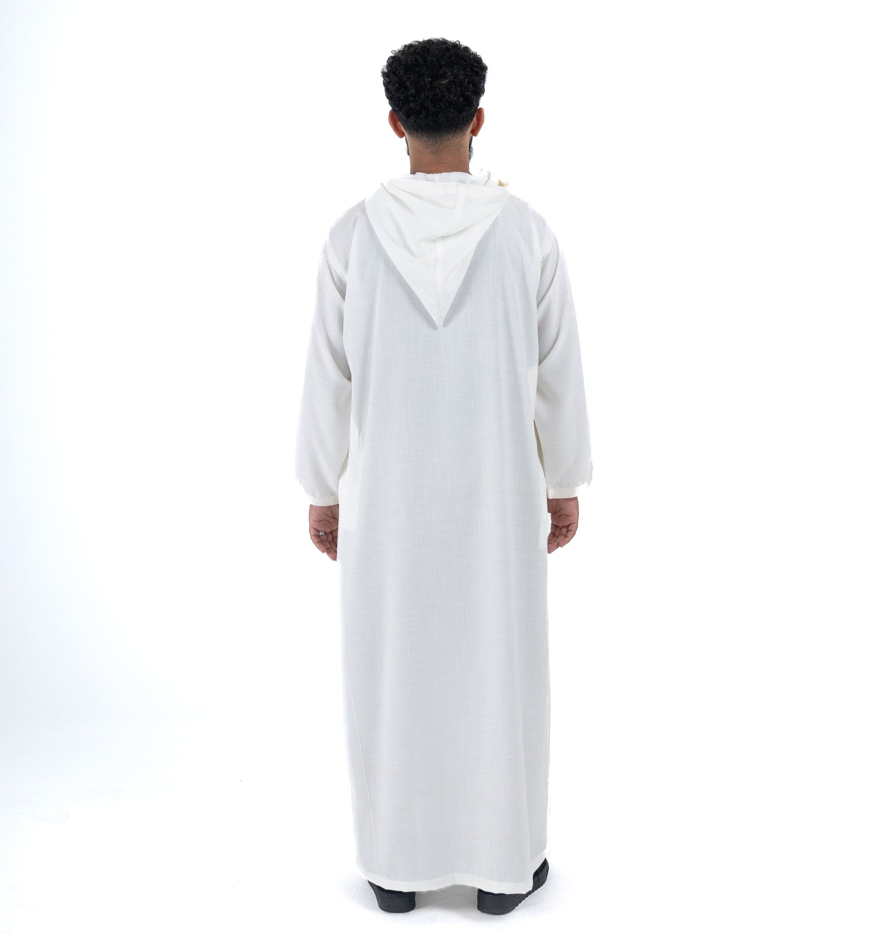 White Premium Linen Summer Djellaba