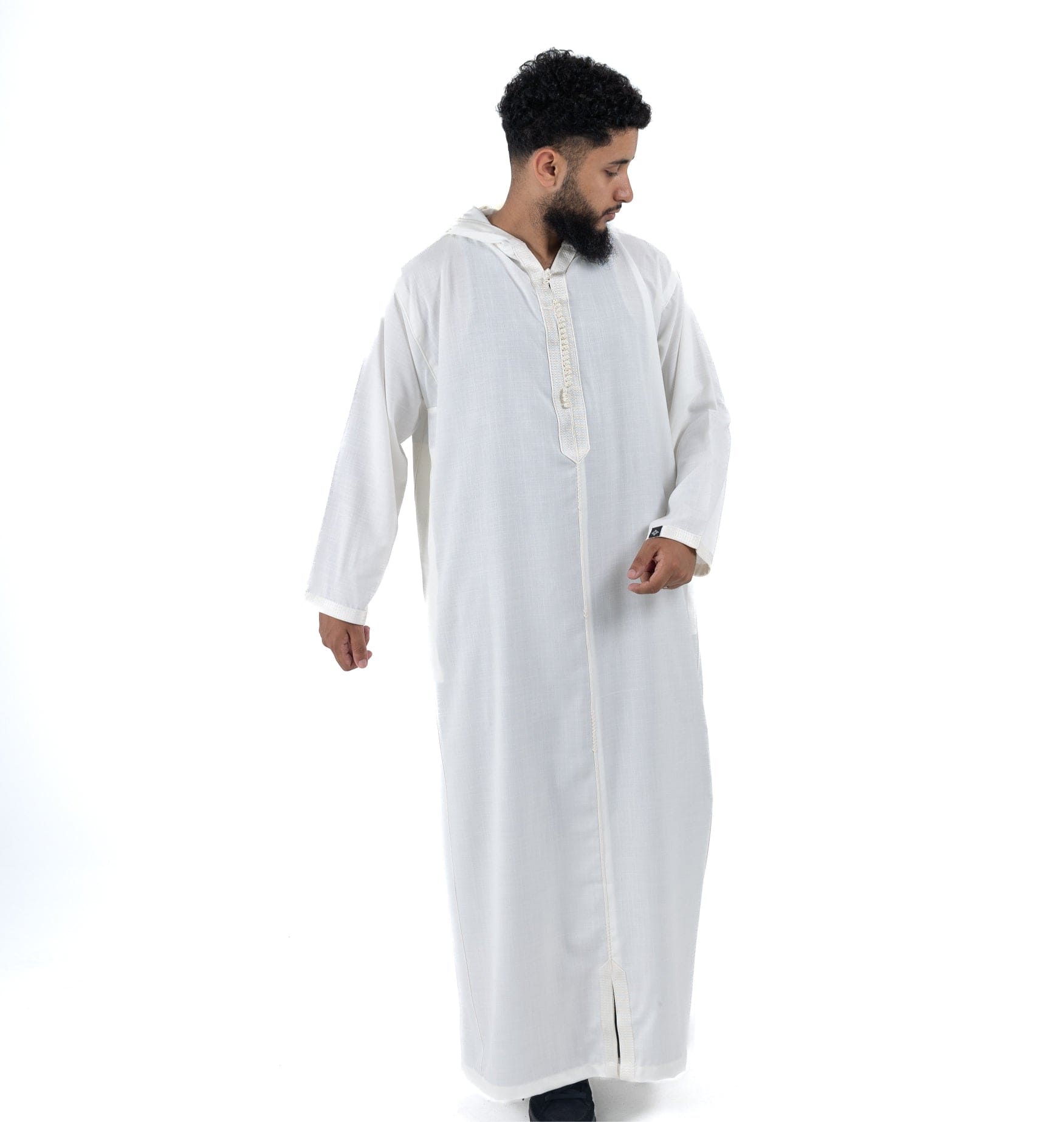 White Premium Linen Summer Djellaba