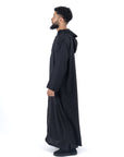 Black Premium Linen Summer Djellaba