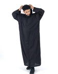 Black Premium Linen Summer Djellaba