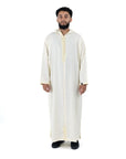 Cream Premium Linen Summer Djellaba