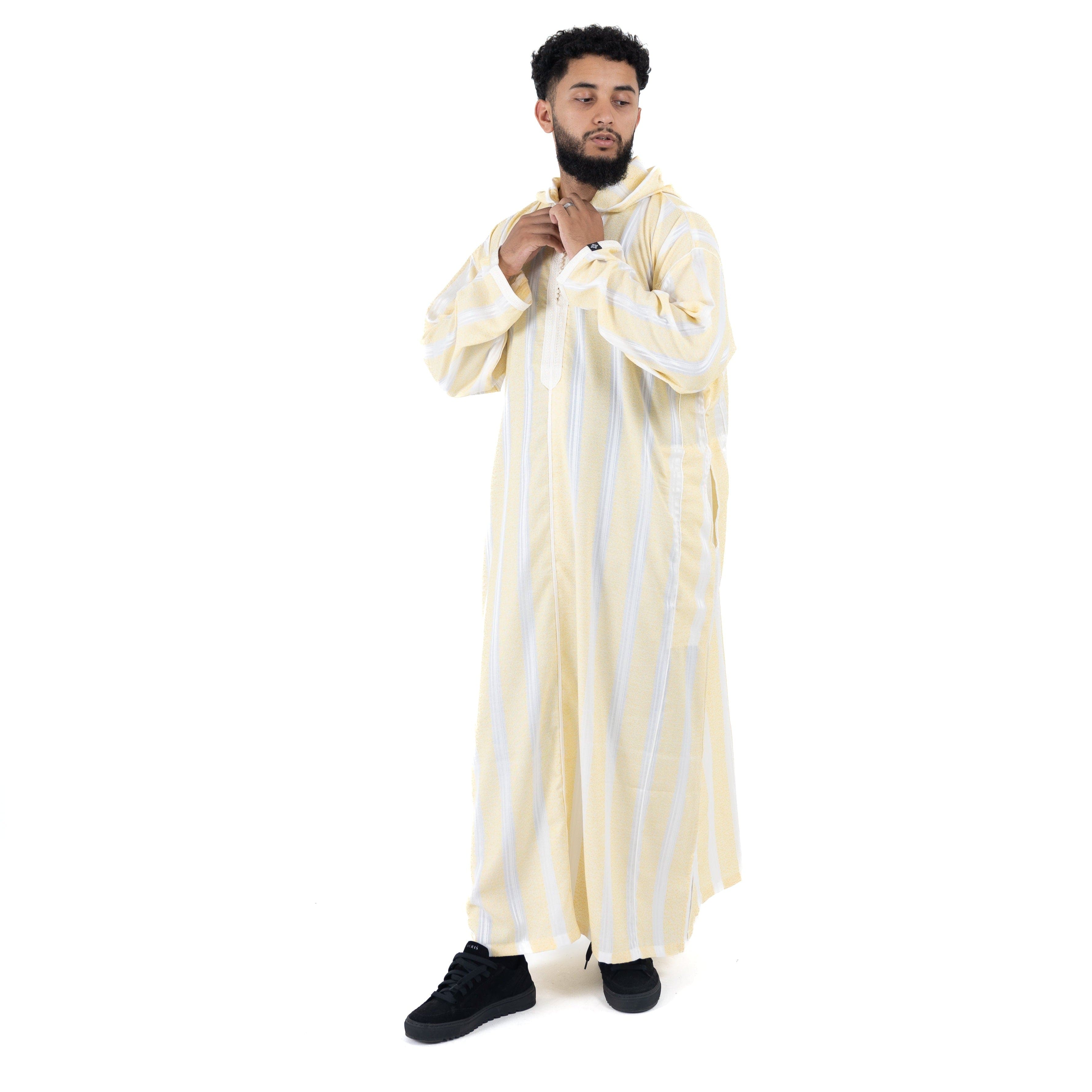 Cream lightweight thobe Djellaba 